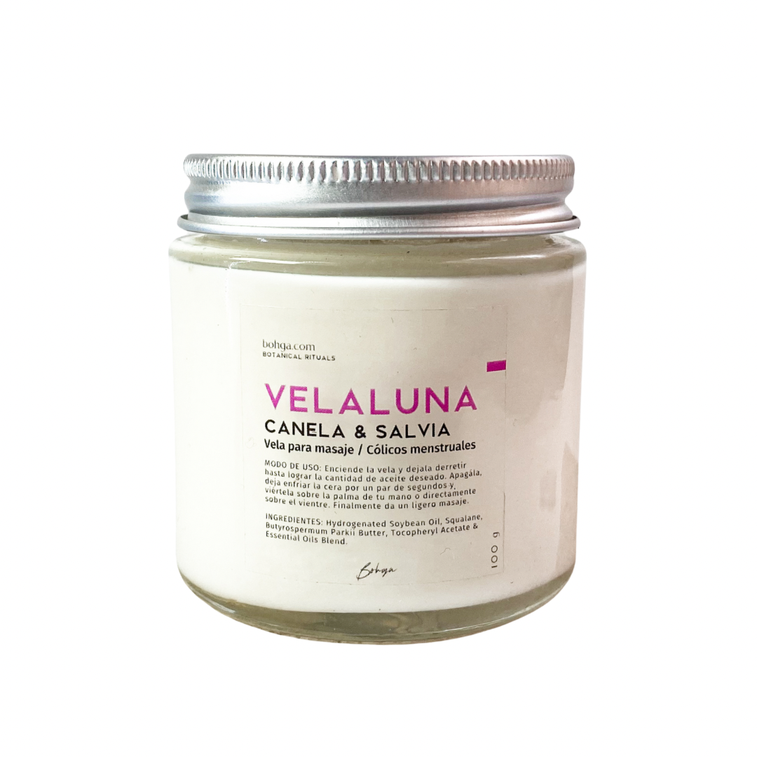 Vela para masaje “Cólicos menstruales”