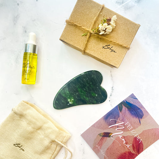 Kit “Gua Sha + Óleo 17”