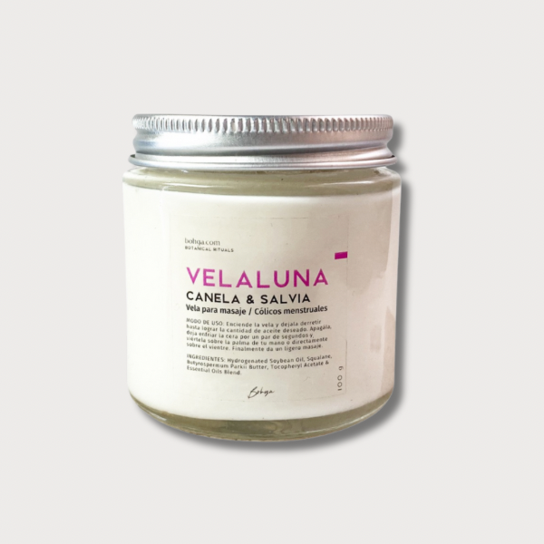 Vela para masaje “Cólicos menstruales”