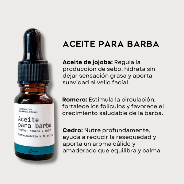 Aceite para barba & bigote